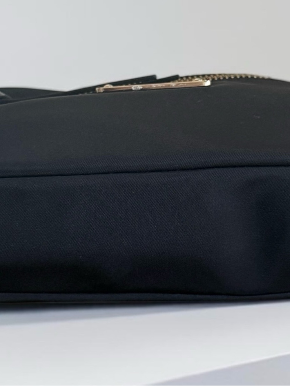 Authentic Kate Spade Black Nylon Zip Top Belt Bag Fanny Pack! One Size! - Picture 6 of 11